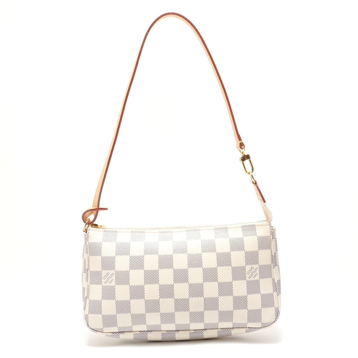 ヴィトン LV アズール ダミエ ポシェットアクセソワール 2012年製 ショルダーバッグ【中古】