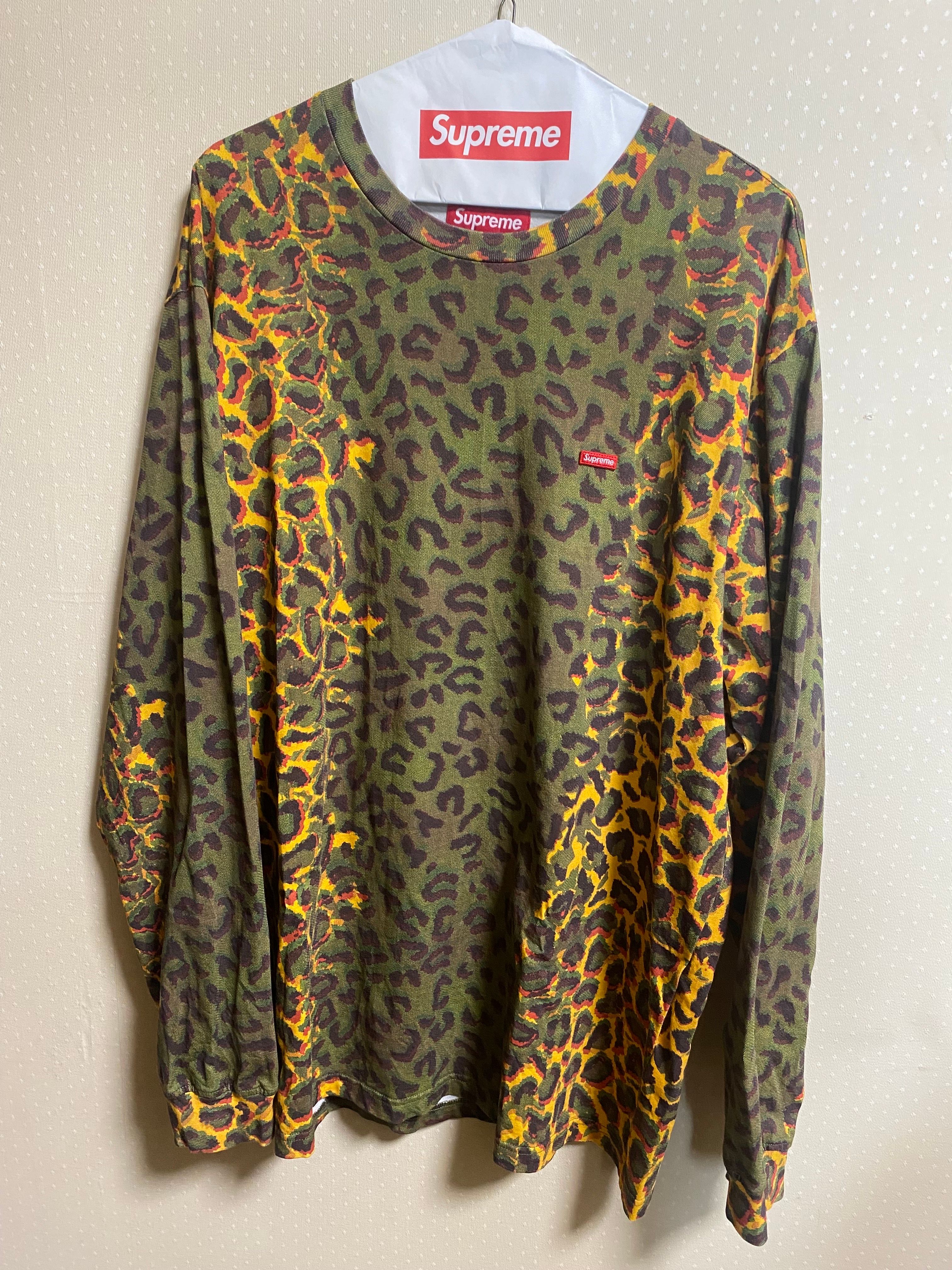 Supreme Small Box L/S Tee "Cheetah" (24FW)