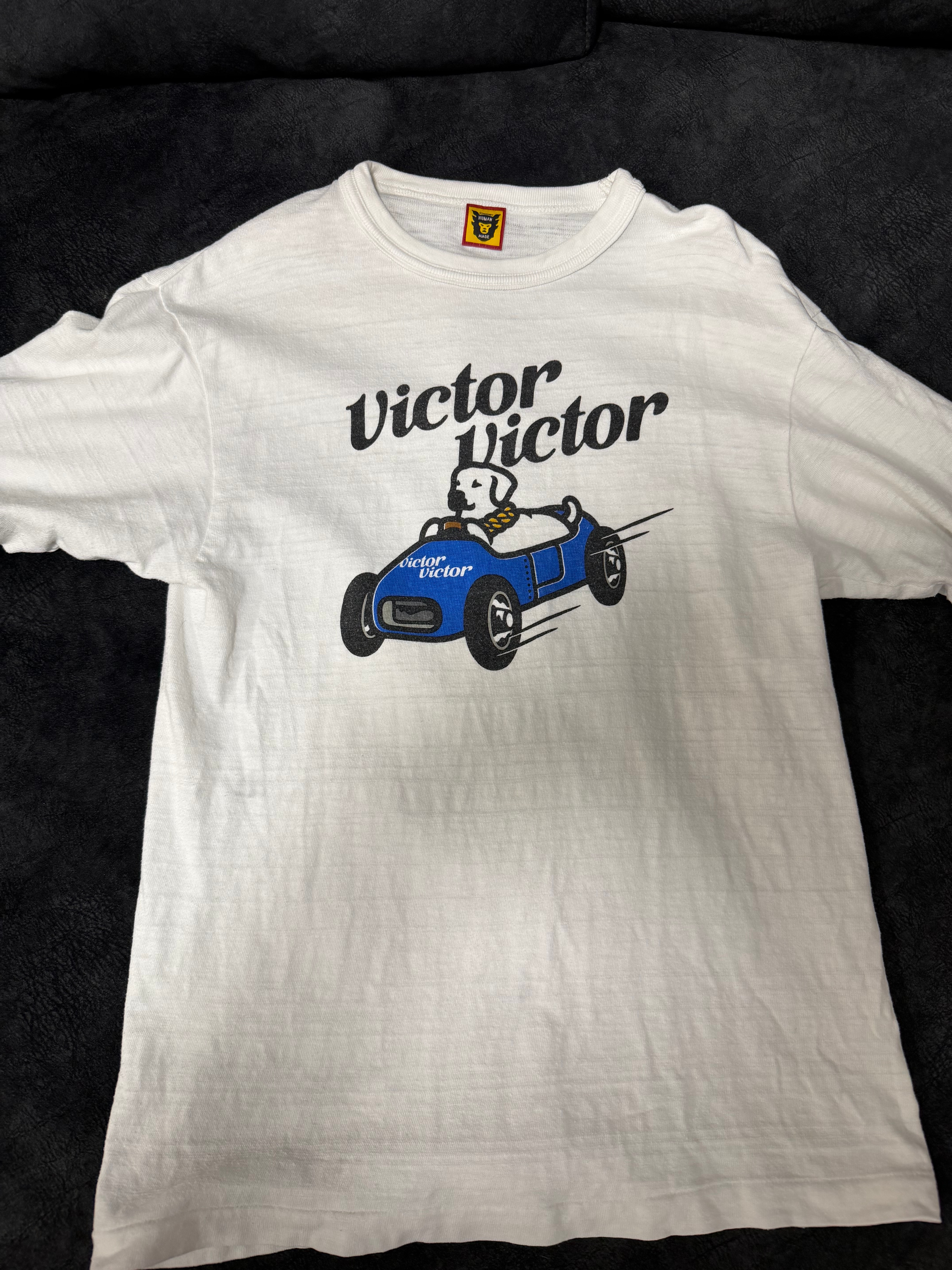 HUMAN MADE x Victor Victor T-Shirt "White" XX25TE010