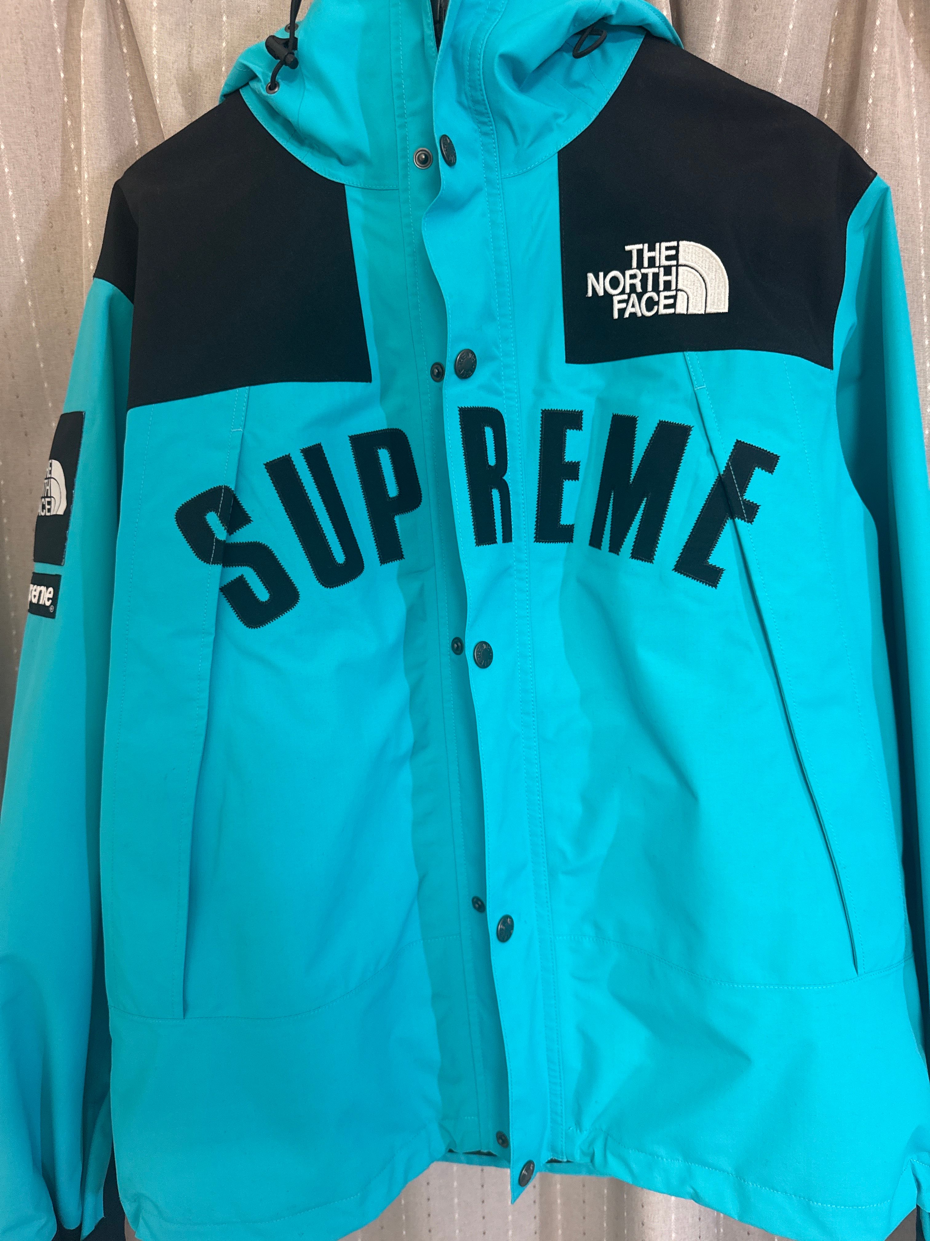 Supreme x The North Face Arc Logo Mountain Parka "Blue"