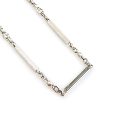 サンローラン SAINT LAURENT ネックレス メタル シルバー レディース【中古】 h32409j