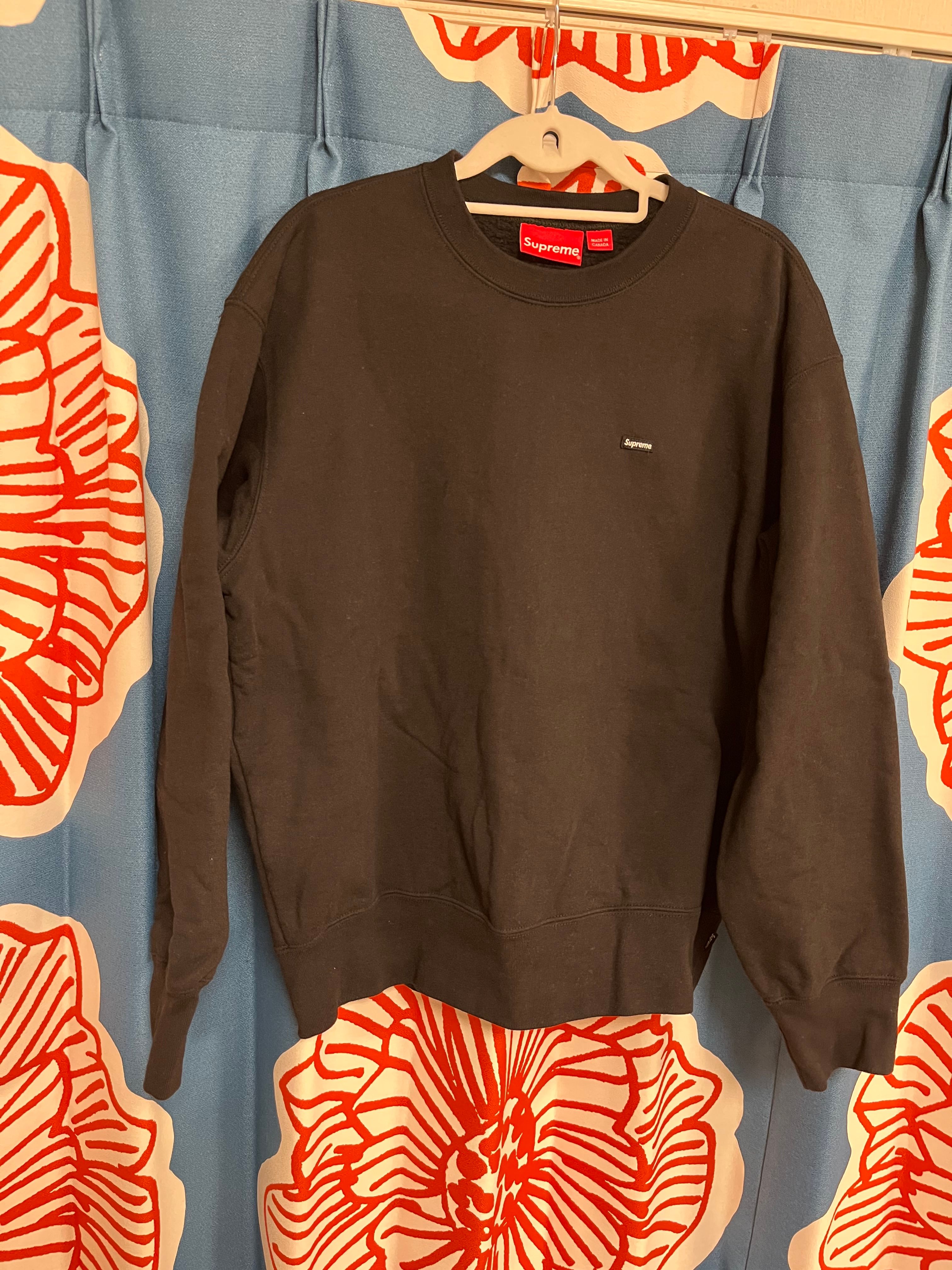 Supreme Small Box Crewneck "Black" (21FW)