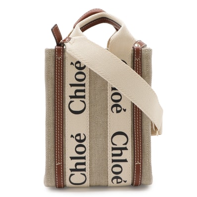 クロエノースサウス ミニトート ウッディ CHC24AP243I2690U