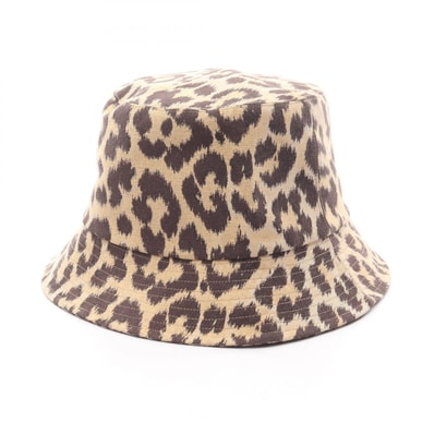 ディオール Dior MIZZA ミッツァ バケット ハット 帽子 ポリエステル / コットン レディース ベージュ系 / ブラウン系 【中古】