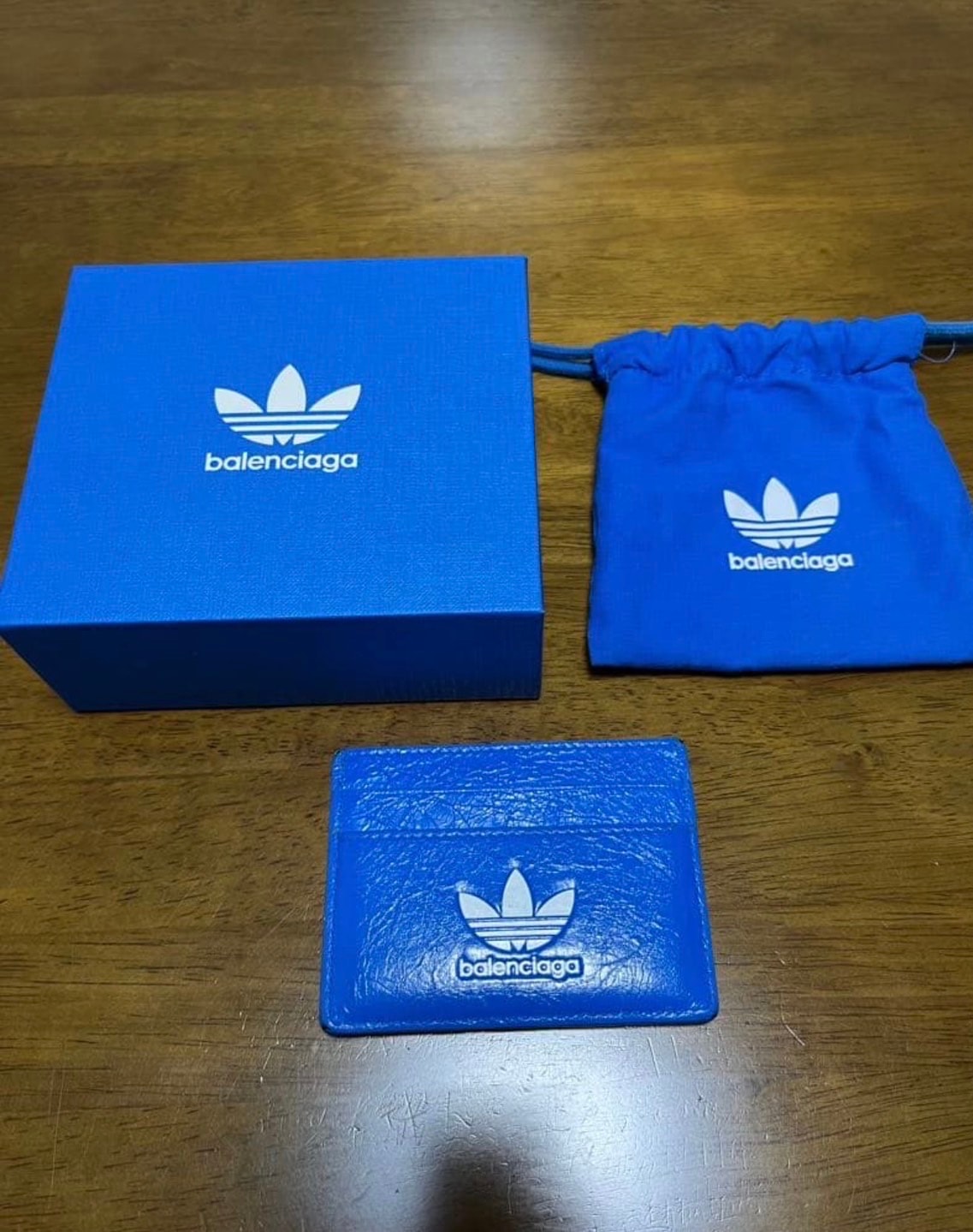 adidas BALENCIAGA Card Holder "Blue"