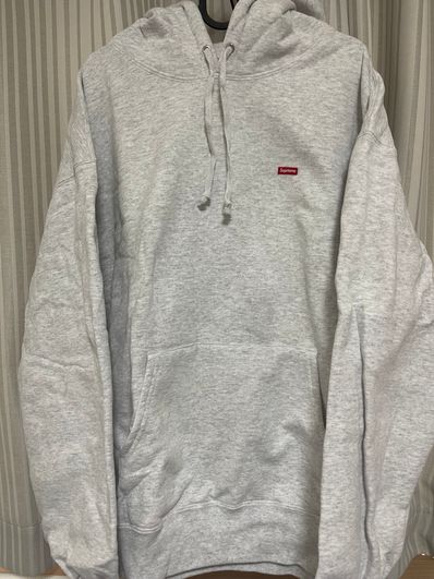 Supreme Small Box Hooded Sweatshirt "Ash Grey" (24SS)
