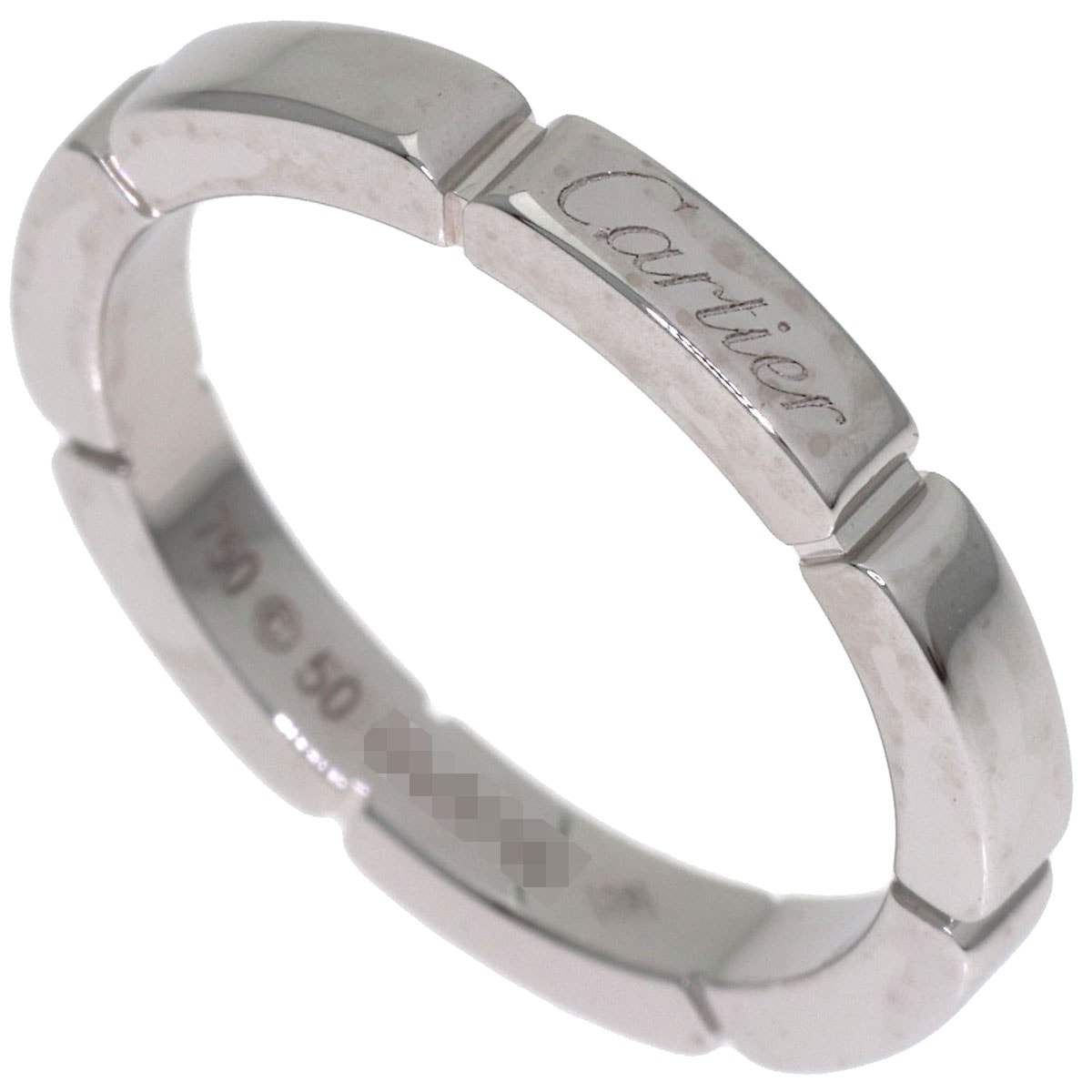 CARTIER カルティエ マイヨン パンテール #50 リング・指輪 K18WG レディース [中古]