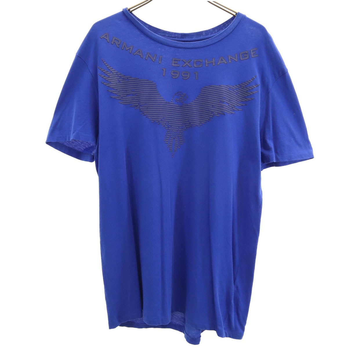 ARMANI EXCHANGE アルマーニエクスチェンジ 半袖 Tシャツ L ブルー