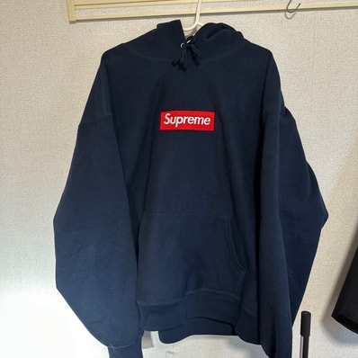 Supreme Box Logo Hooded Sweatshirt "Navy" (24FW)