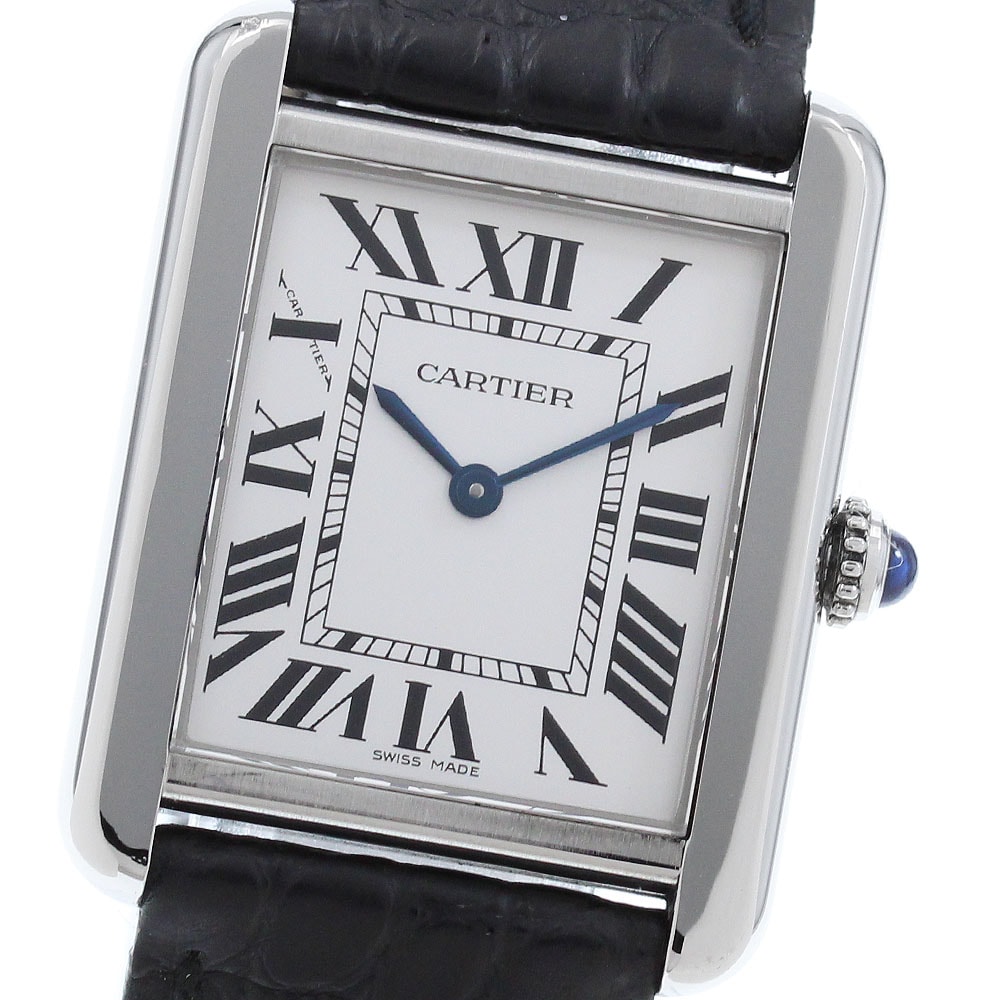 ☆美品  カルティエ タンクソロ SM  W1018255 レディース 【中古】
