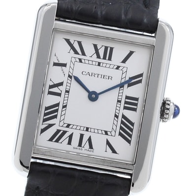 ☆美品 カルティエ タンクソロ SM W1018255 レディース 【中古】