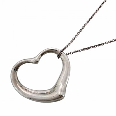 ★SALE【6jcb0862-k】ティファニー ネックレス オープンハート シルバー925【中古】メンズ レディース ユニセックス