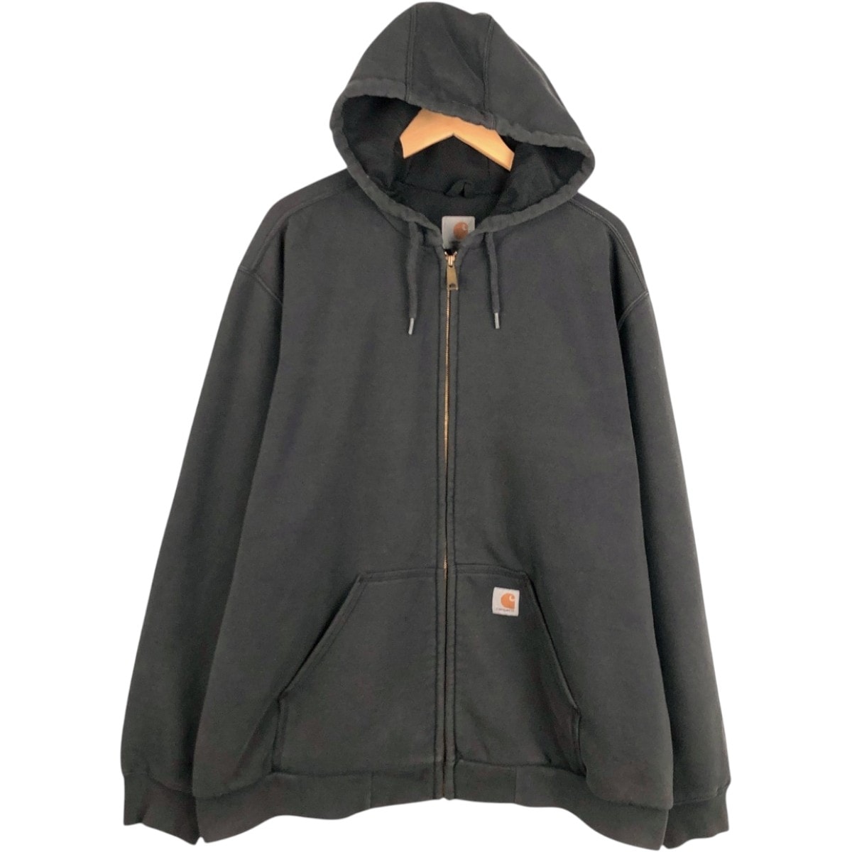 古着 カーハート Carhartt RAIN DEFENDER レインディフェンダー スウェットフルジップパーカー メンズXL相当/eaa676020