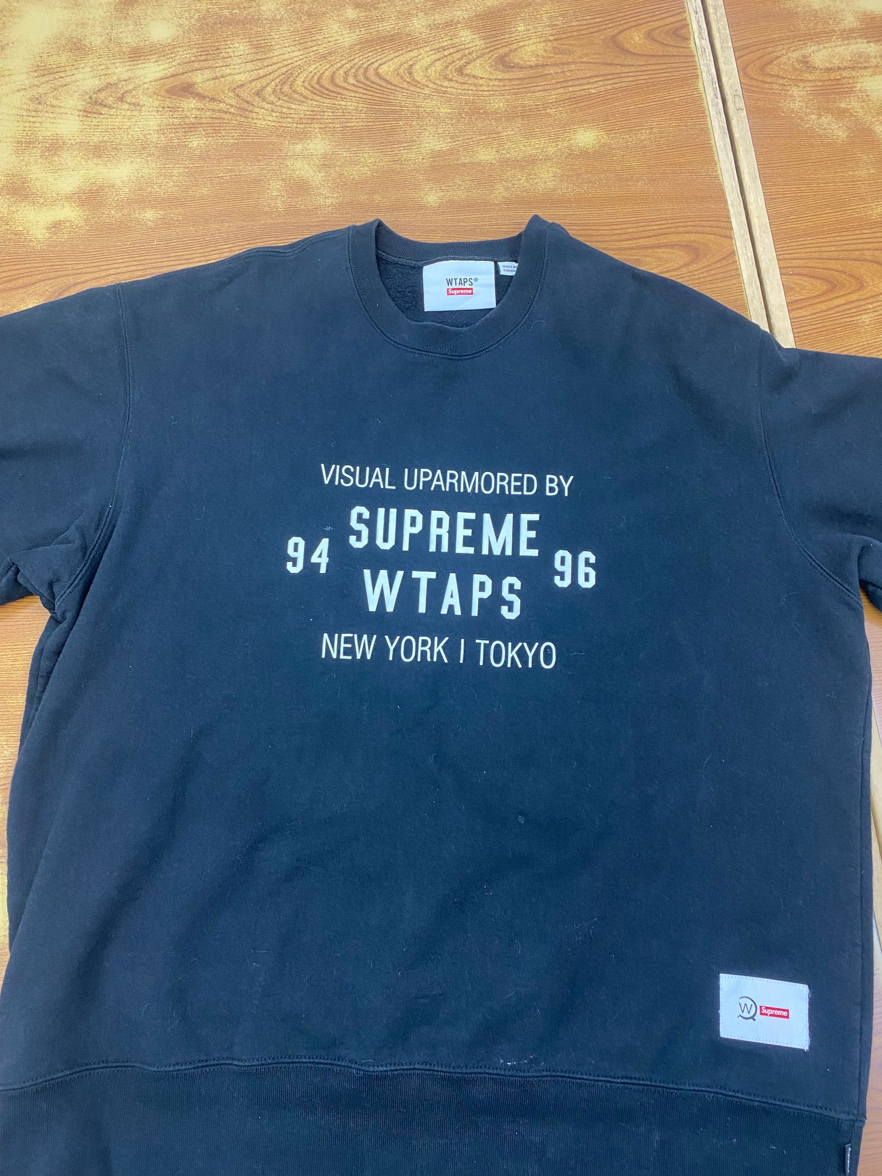Supreme / WTAPS Crewneck "Black" 21274SPD-CSM03S