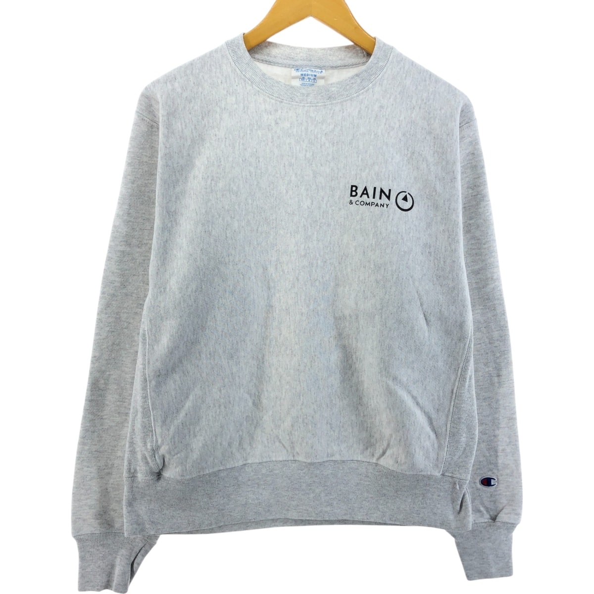 古着 チャンピオン Champion REVERSE WEAVE リバースウィーブ アドバタイジング スウェットシャツ トレーナー メンズM相当/eaa521640