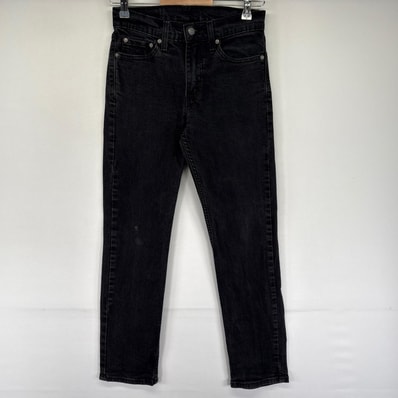 古着 リーバイス Levi's デニム パンツ Gパン 511 テーパード 5ポケット ジッパーフライ ジーンズ W28 L30 ブラック系 レディース