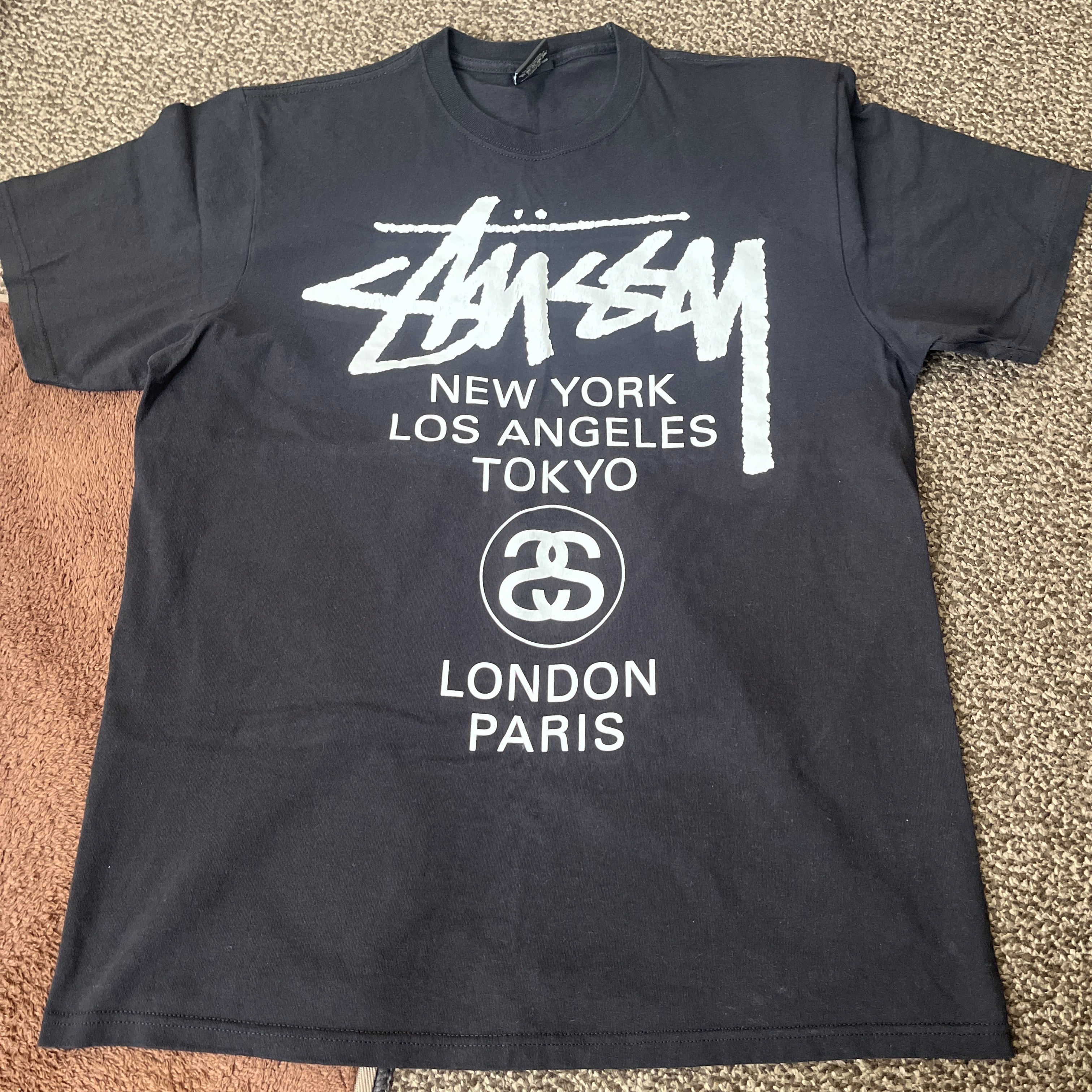 Stussy World Tour Tee "Black" (24SS)
