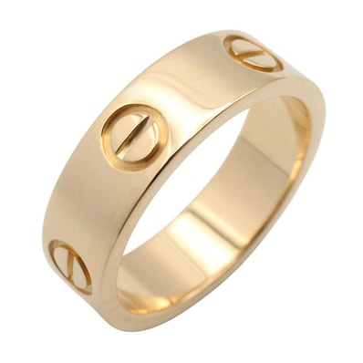 カルティエ CARTIER ラブリング リング・指輪 ジュエリー K18(イエローゴールド) メンズ レディース ゴールド系 B4084600 【中古】