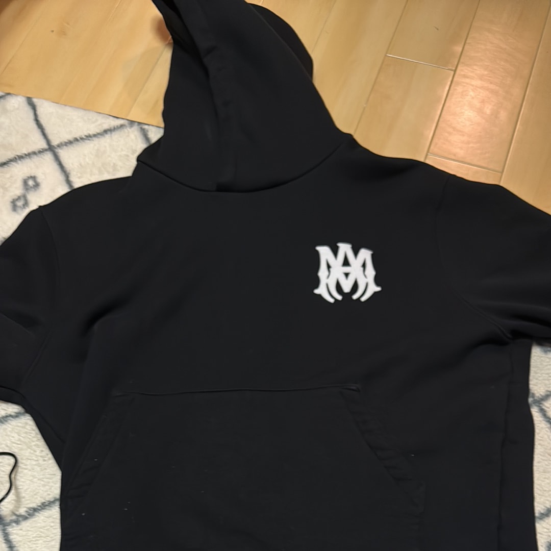 AMIRI Women's MA Core Logo Hoodie "Black"