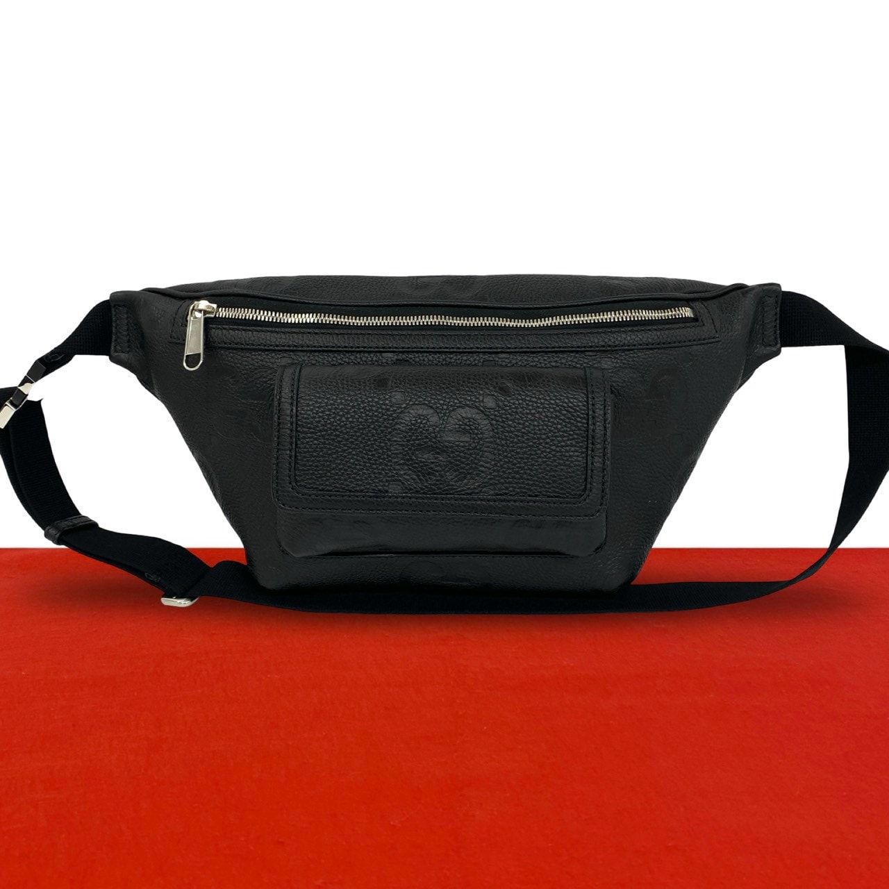 GUCCI グッチ ジャンボGG レザー ボディバッグ ブラック
 06285