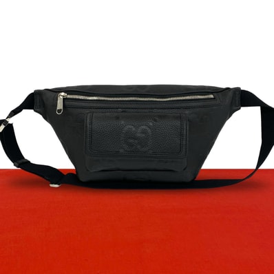 GUCCI グッチ ジャンボGG レザー ボディバッグ ブラック
06285