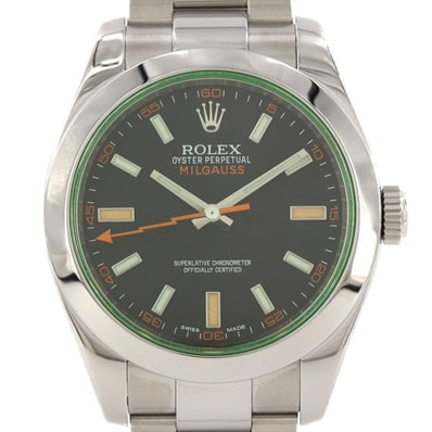 ロレックス ミルガウス 116400GV SS 自動巻 ランダム番