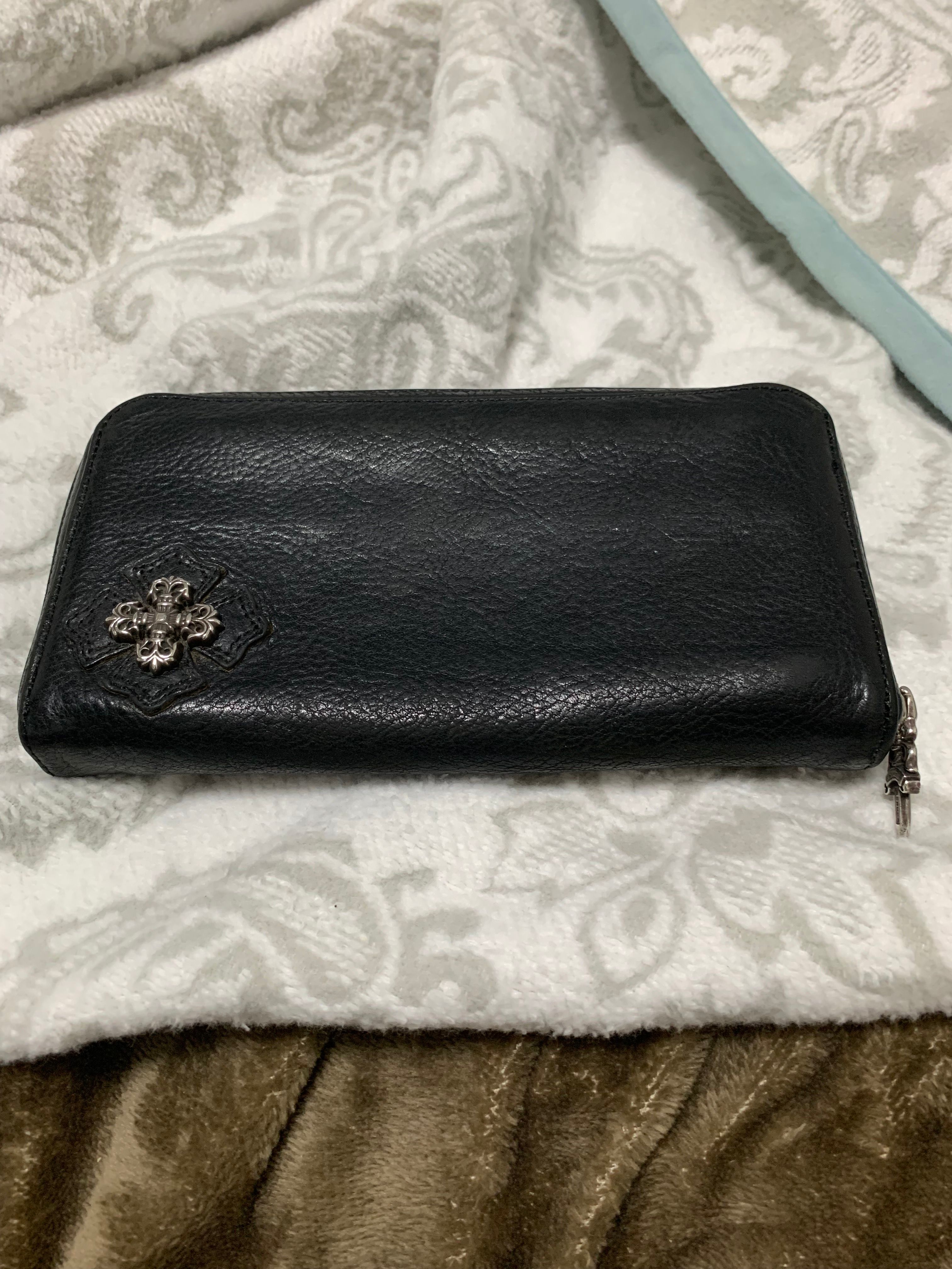 Chrome Hearts REC F2 Zip Wallet / XS Filigley Plus "Black"