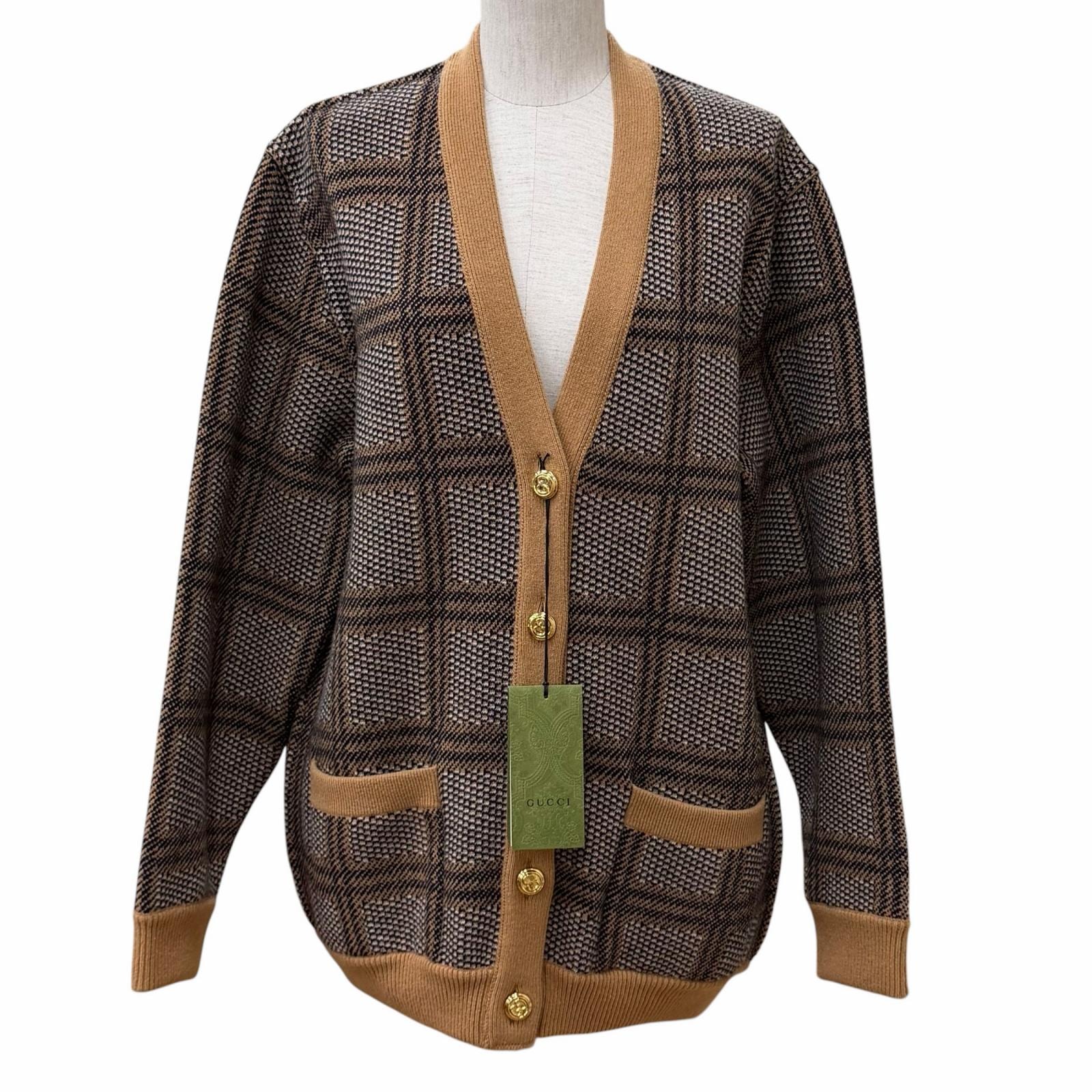 GUCCI カーディガン 未使用品　Gucci - by 【中古】の通販 レディース カーディガン GG柄 グッチ トップス