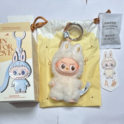 POP MART THE MONSTERS (LABUBU) Pin for Love Series-Vinyl Plush Pendant (A-M) A