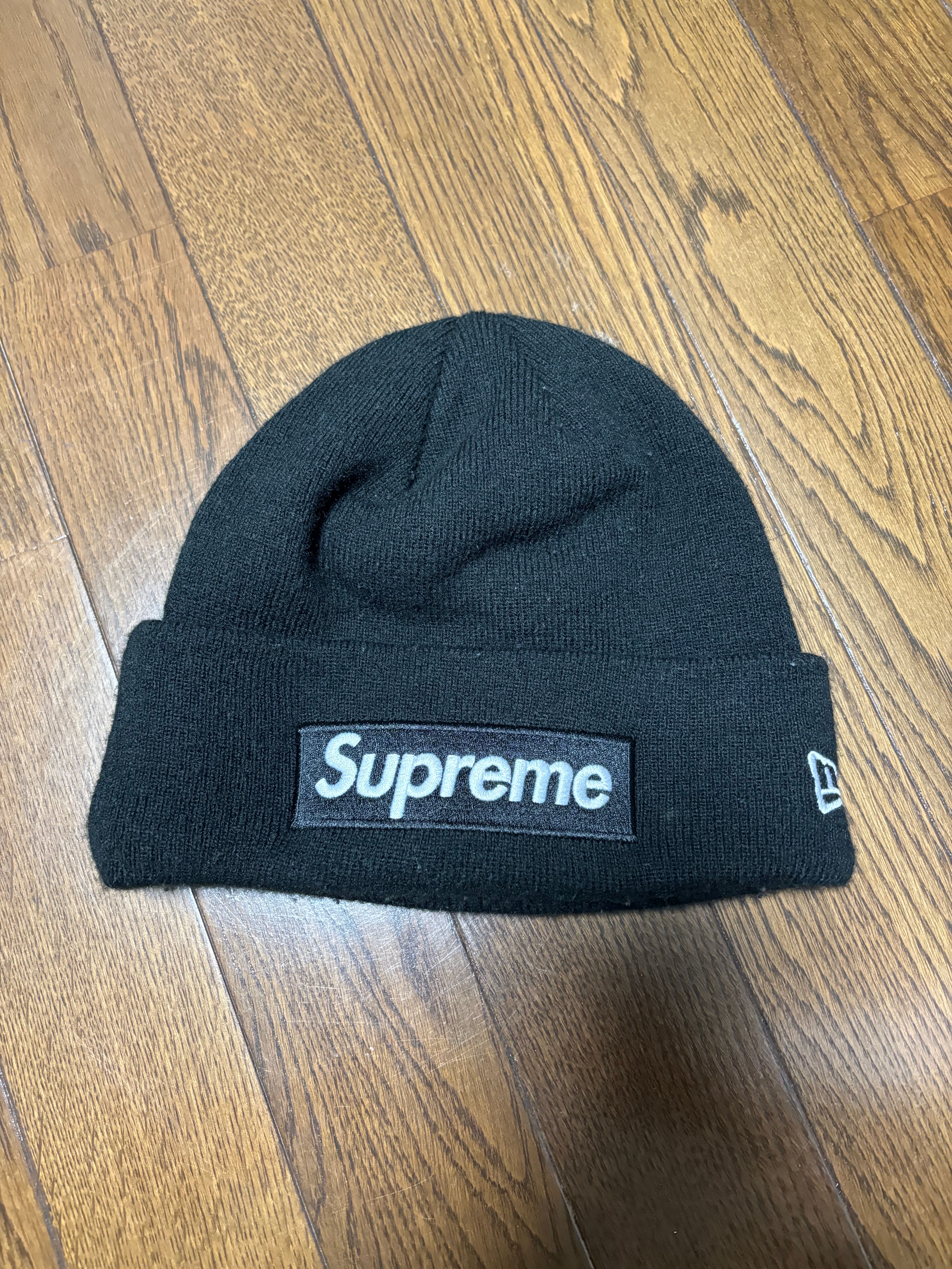 Supreme New Era® Box Logo Beanie "Black" (21FW)