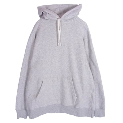 COMOLI コモリ パーカー 21AW U03-05002 コットン吊裏毛パーカー グレー系 4【中古】