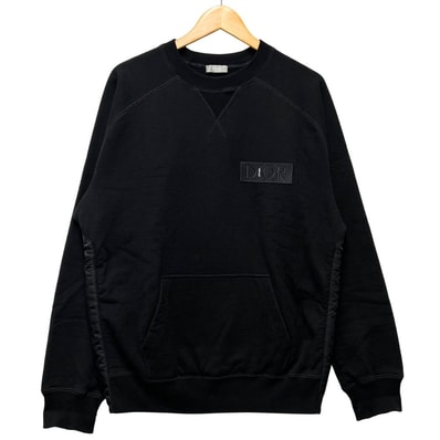 DIOR ディオール × sacai サカイ 品番 213J643A0687 ロゴ刺繍 スウェット 45219