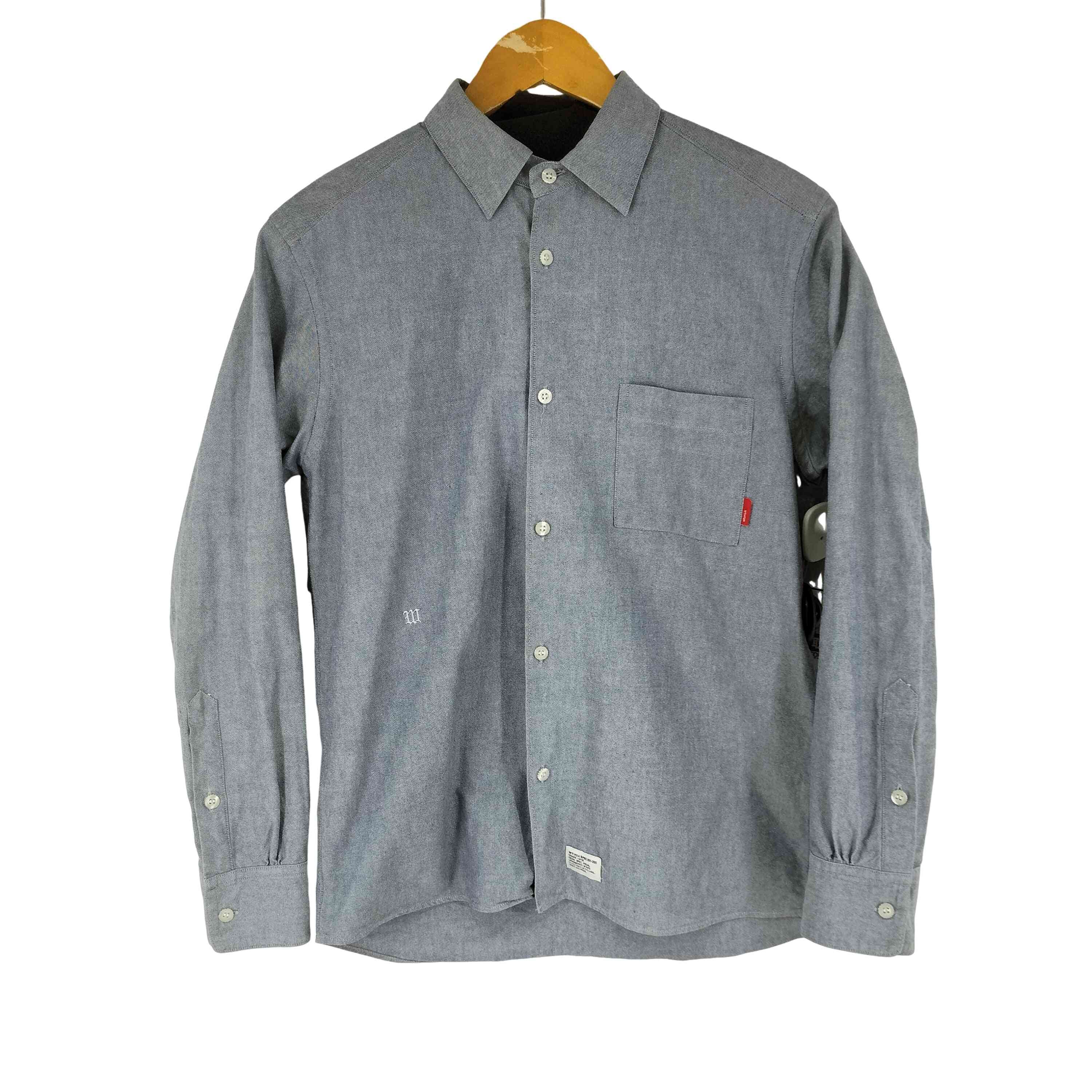 12SS L/S コットンシャツ【1143186035479】