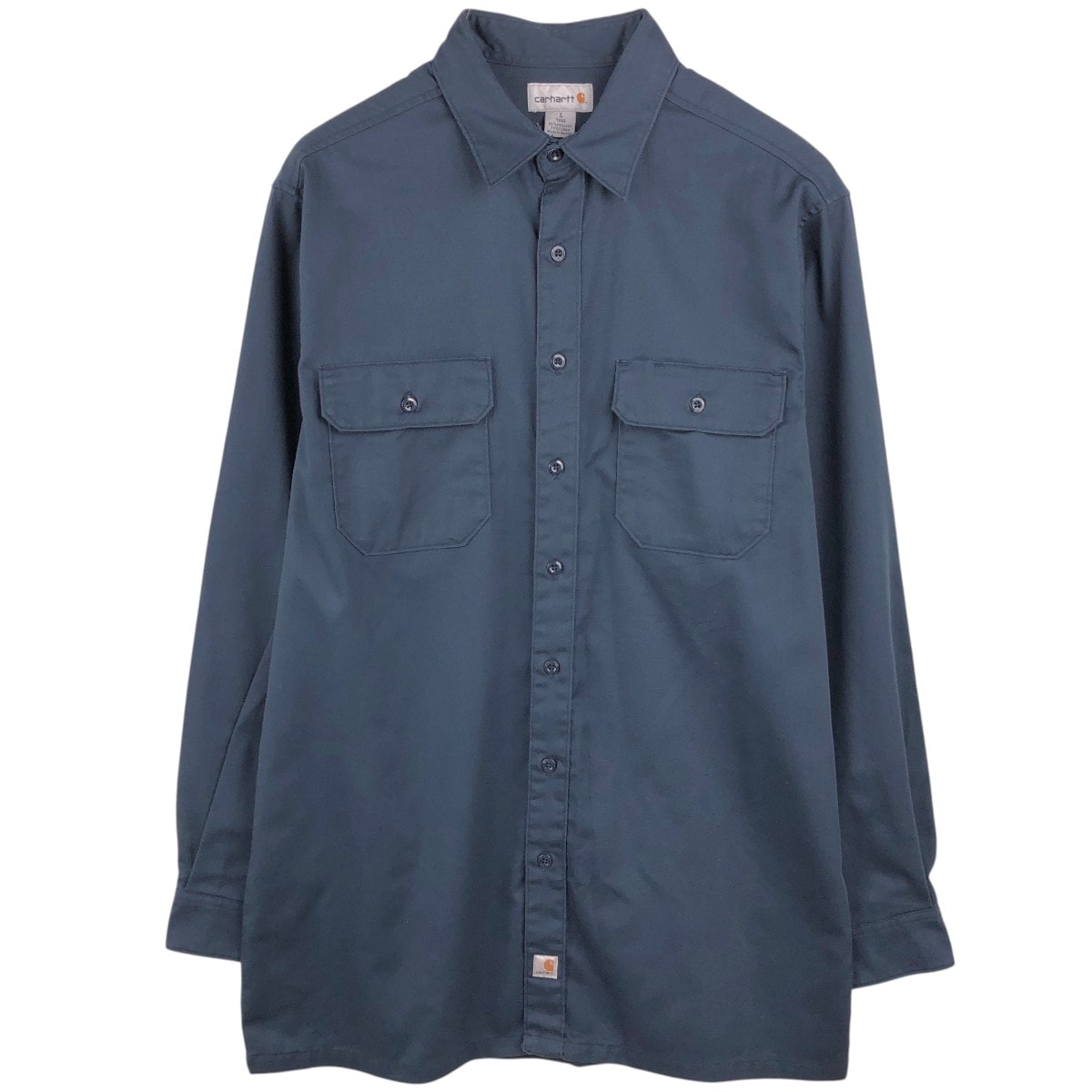 古着 カーハート Carhartt 長袖 ワークシャツ メンズL相当/eaa662783
