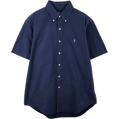 古着 ラルフローレン Ralph Lauren 半袖 ボタンダウンシャツ メンズL相当/eaa655709