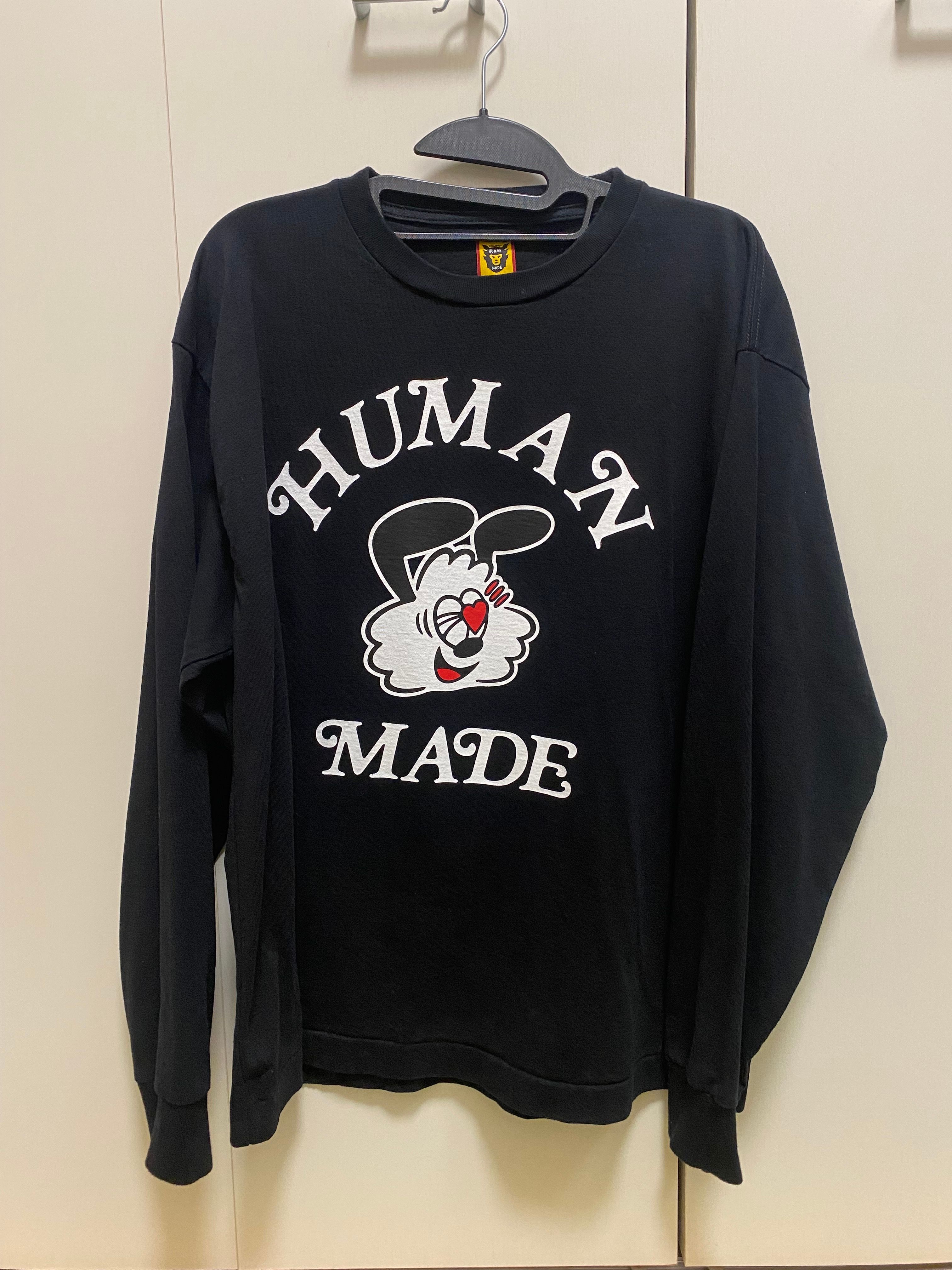HUMAN MADE GDC White Day L/S T-shirt "Black" / VERDY