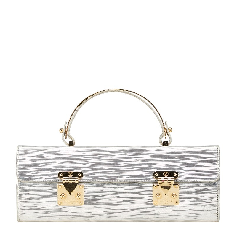 ルイ ヴィトン エピ ギャラクシア ハンドバッグ M92183 シルバー レザー レディース LOUIS VUITTON 【中古】