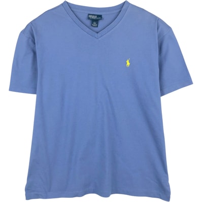 古着 ラルフローレン Ralph Lauren POLO by Ralph Lauren 半袖VネックTシャツ メンズL相当/eaa621646