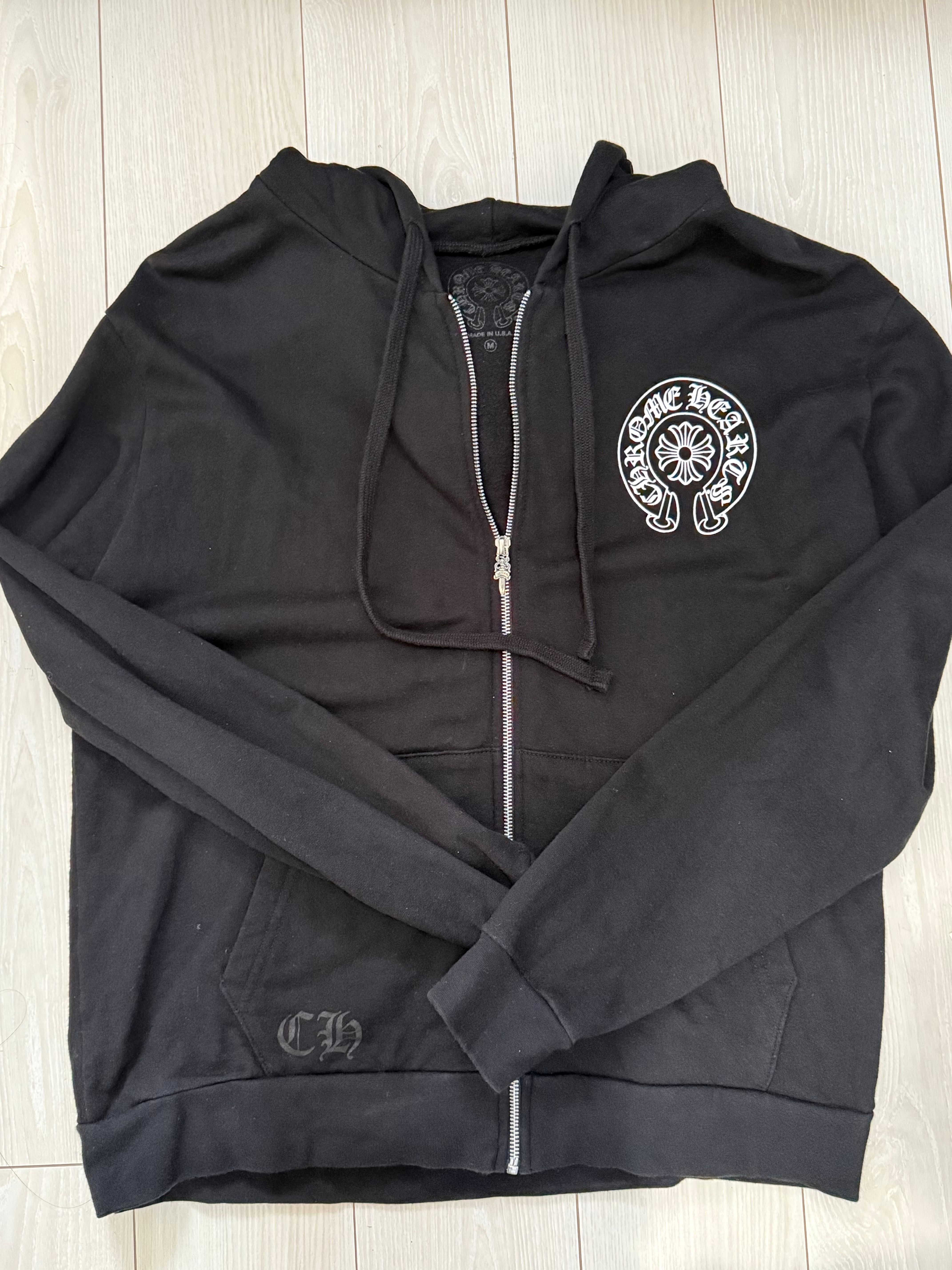 Chrome Hearts Horseshoe Zip Hoodie Tokyo Exclusive "Black"