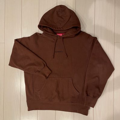 Supreme Number One Hooded Sweatshirt "Brown"