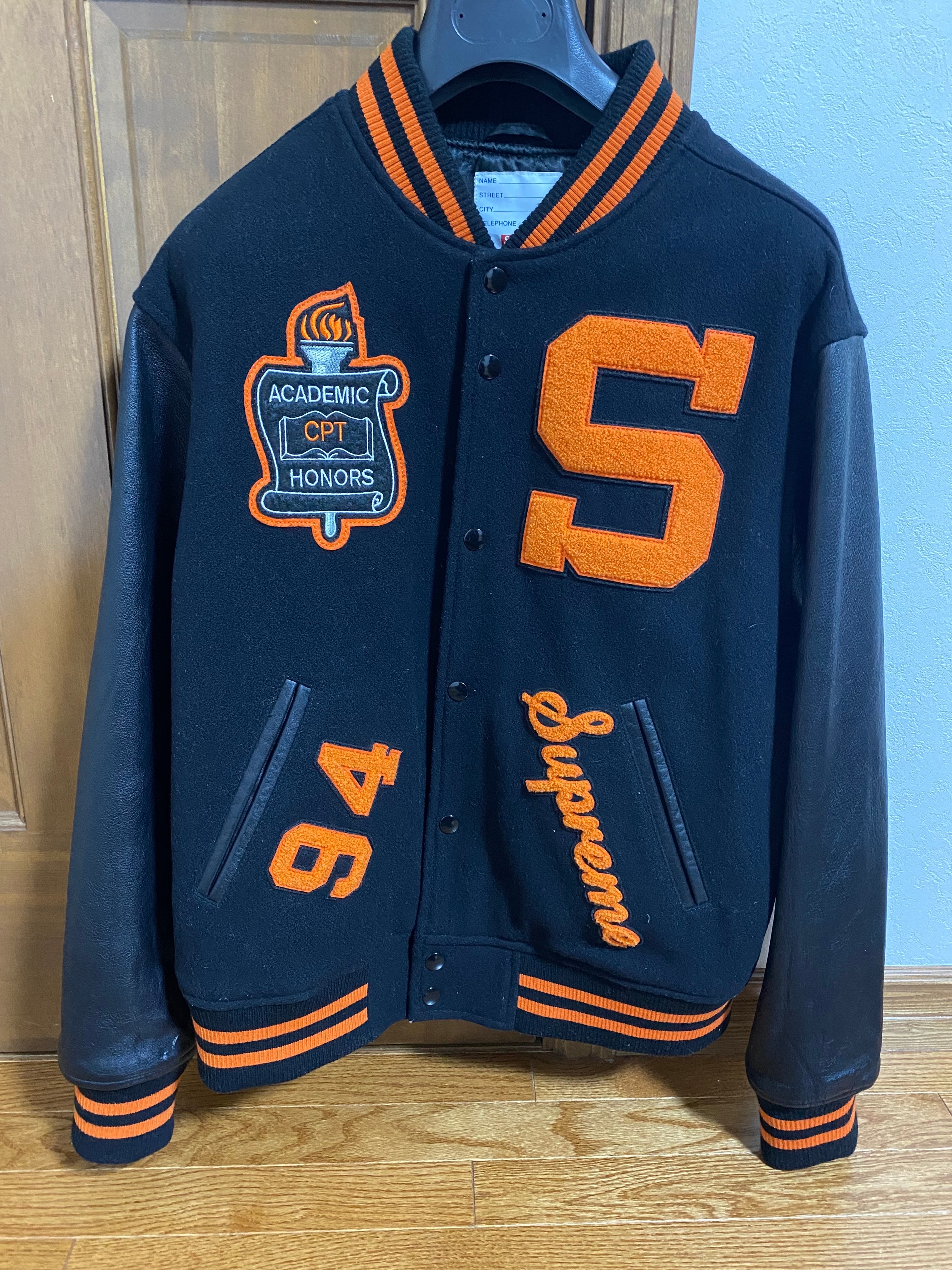 Supreme Team Varsity Jacket "Black"