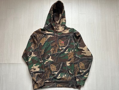 Supreme Small Box Hooded Sweatshirt "Woodland Camo" (22FW)