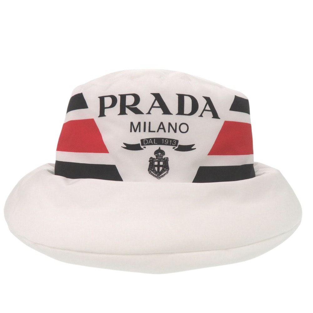 プラダ    Re Nylon ロゴプリント ボリューム バケット