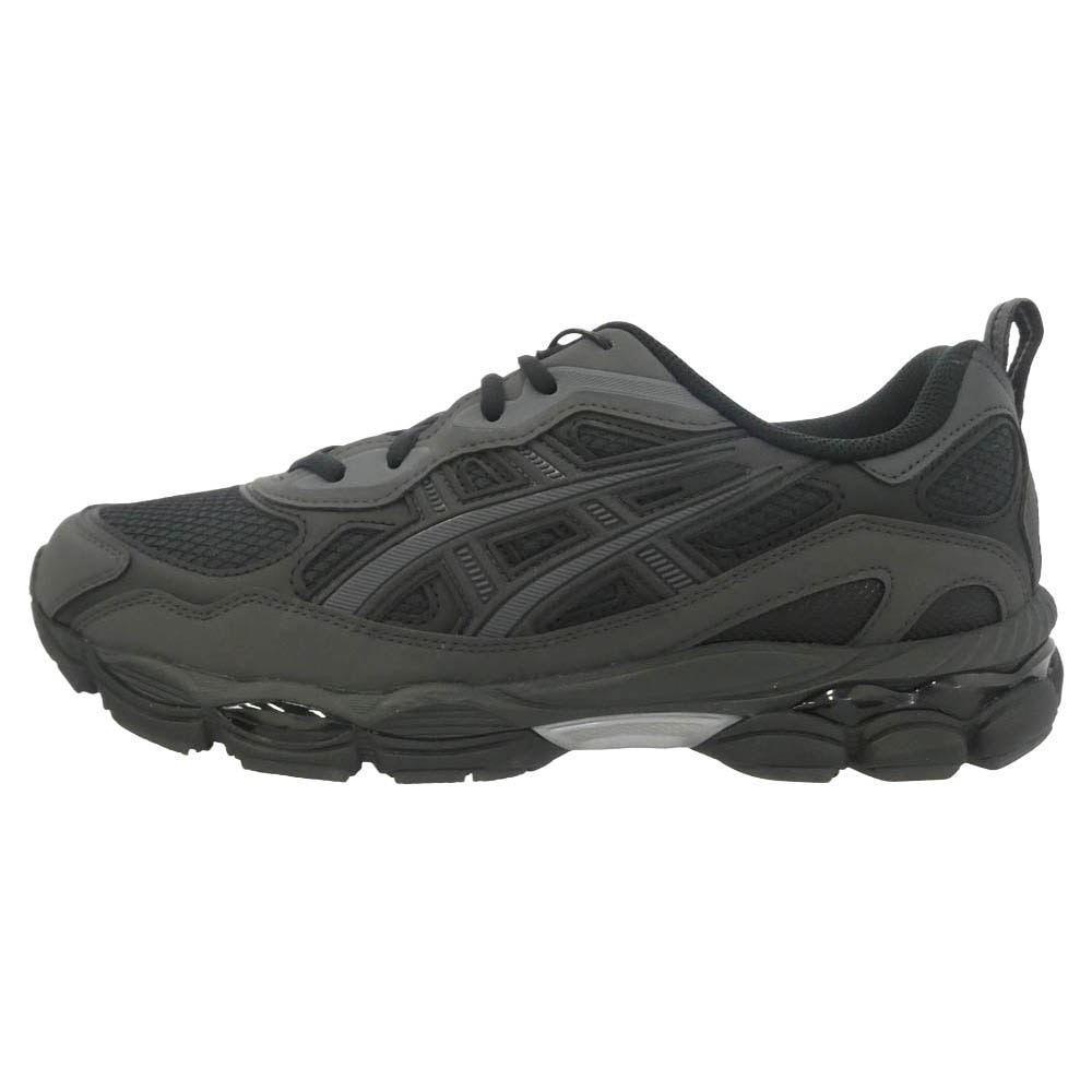 asics アシックス 1203A735-001 GEL-NYC RGD Black Graphite Grey ゲル ブラック グラファイトグレー ローカット スニーカー ブラック系 ダークグレー系 27cm【新古品】【未使用】【中古】