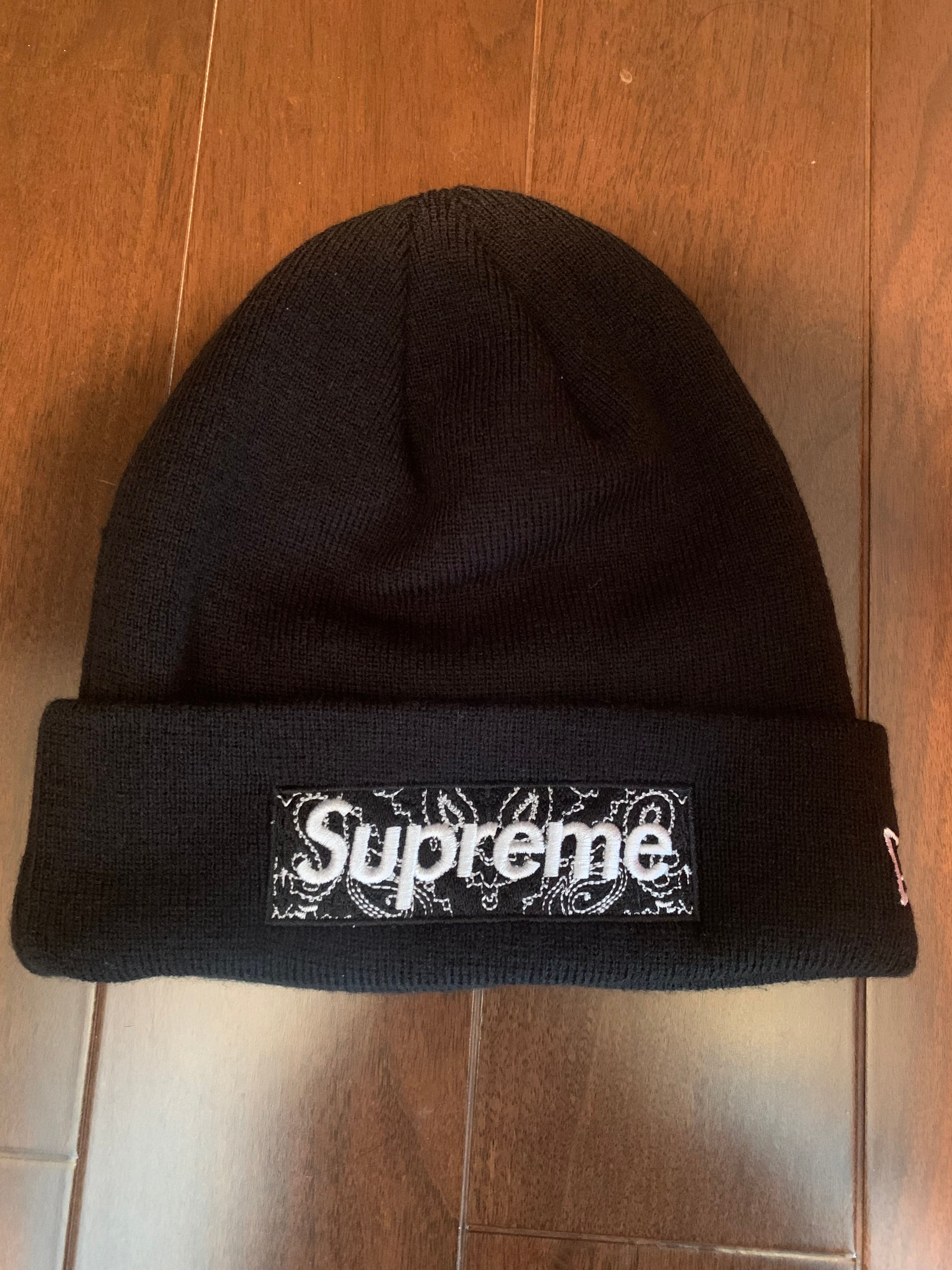 Supreme New Era® Box Logo Beanie "Black"