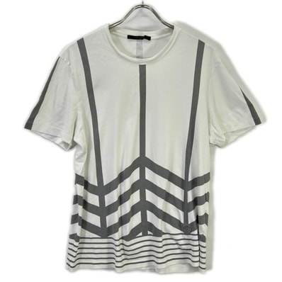 ルイヴィトン 16年SS RM162M CMS HAY23W ホワイト クルーネックTシャツ L