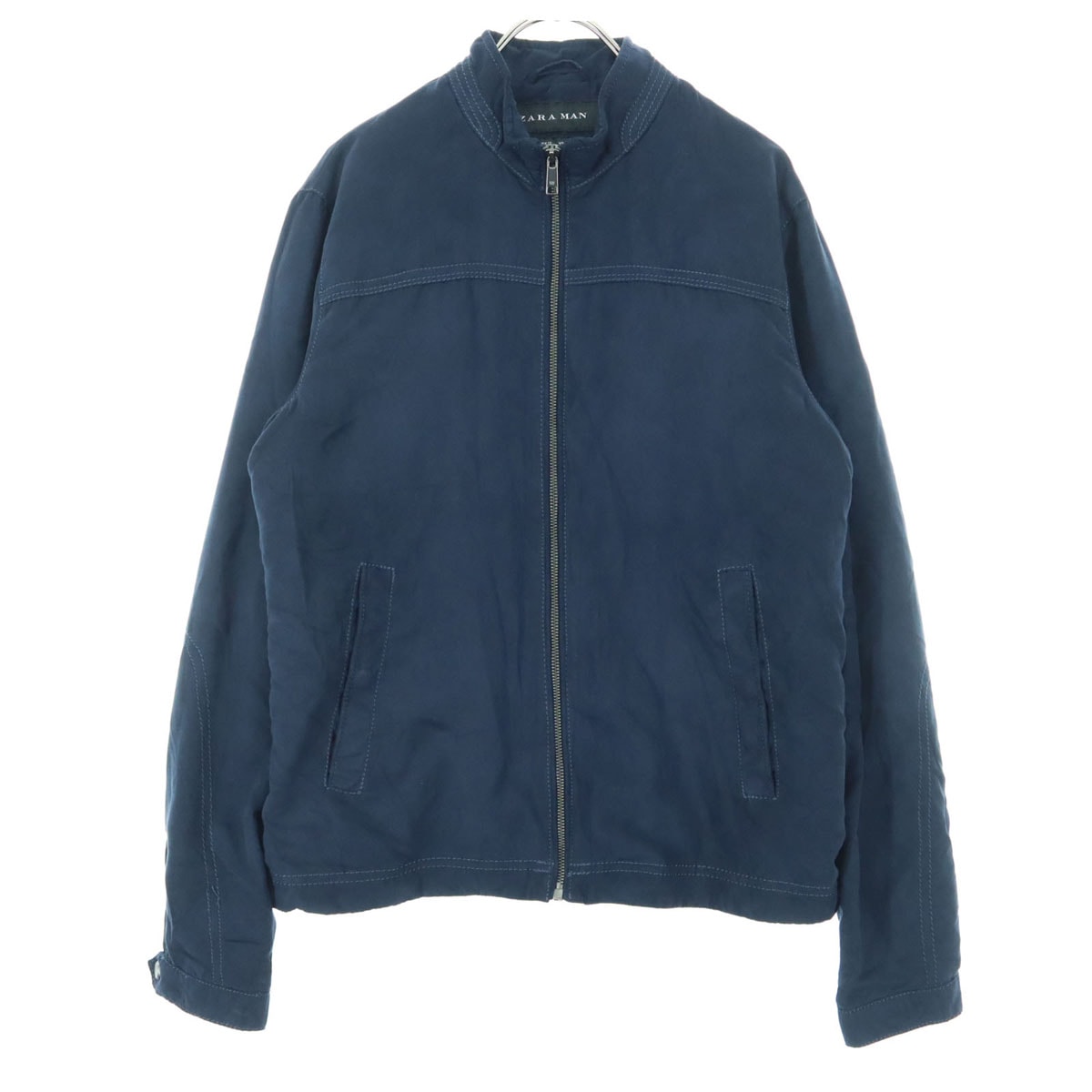 ZARA MAN ザラマン スエード調 ジップジャケット S ブラック