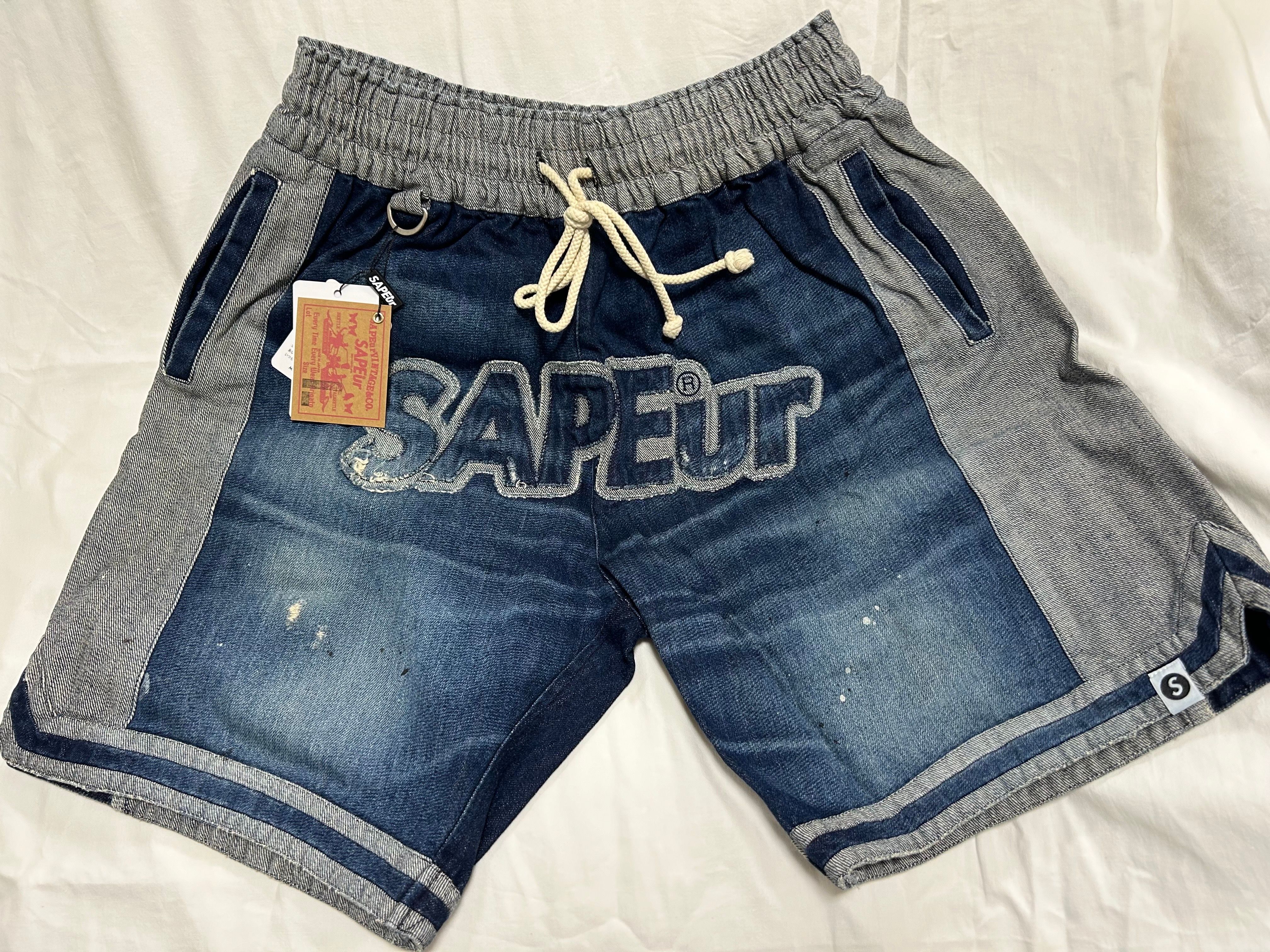 SAPEur MADE in JAPAN DENIM series BASKET SHORTS "Denim"