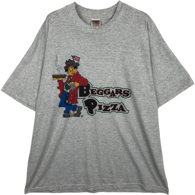古着 00年代 フルーツオブザルーム FRUIT OF THE LOOM BEST Beggars Pizza ベガーズ ピザ アドバタイジングTシャツ メンズXL相当/eaa638228