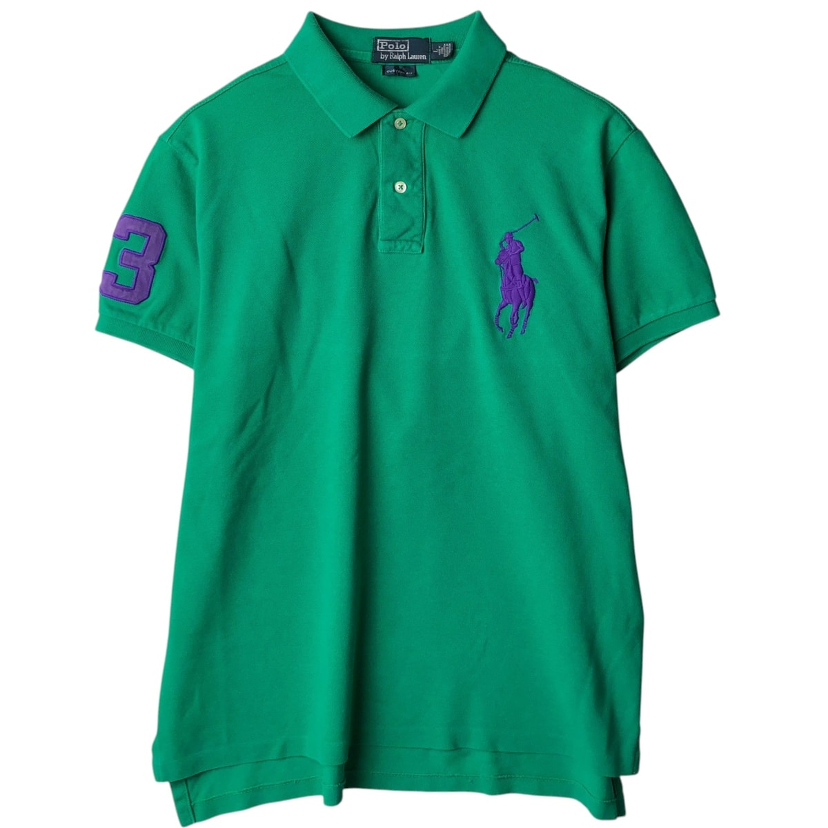 古着 ラルフローレン Ralph Lauren POLO by Ralph Lauren CUSTOM FIT ビッグポニー 半袖 ポロシャツ メンズL相当/eaa635259